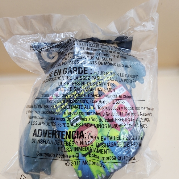 McDonald's Ben 10 Ultimate Cannonbolt #5 Happy Meal Toy -Sealed - Picture 2 of 2